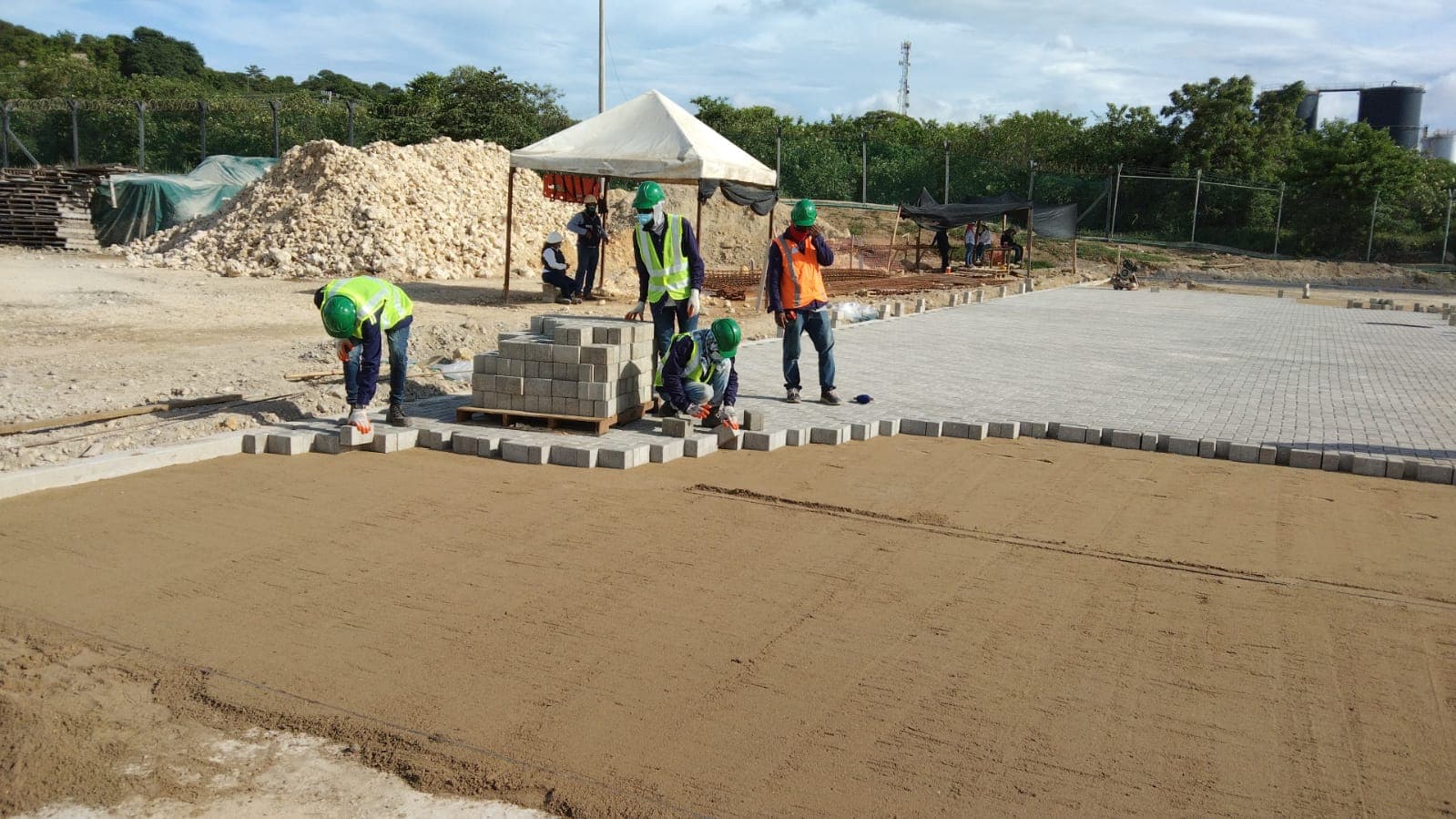 Pavimentación Patio de PBV, fotografía 6