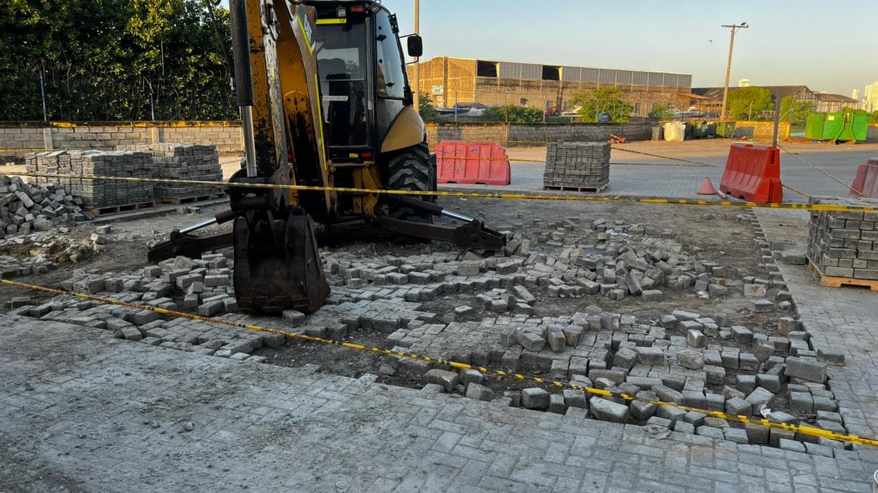 Reparación Patios Compas, fotografía 1