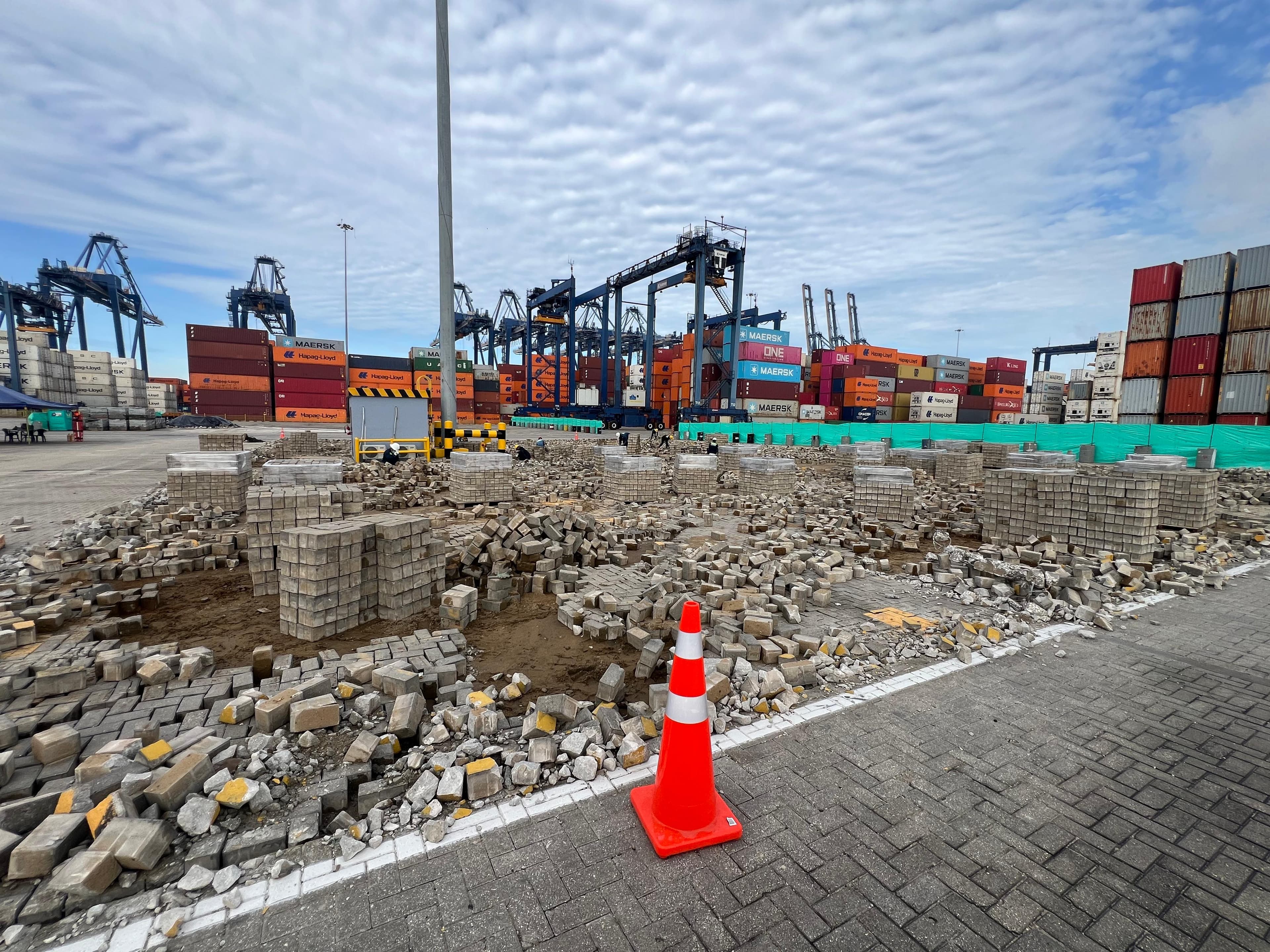 Repavimentación Sandy Ditch, fotografía 1